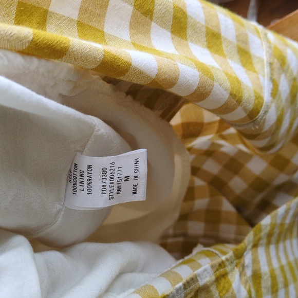 Cotton Gingham Pinafore Dress - Picture 5 of 6